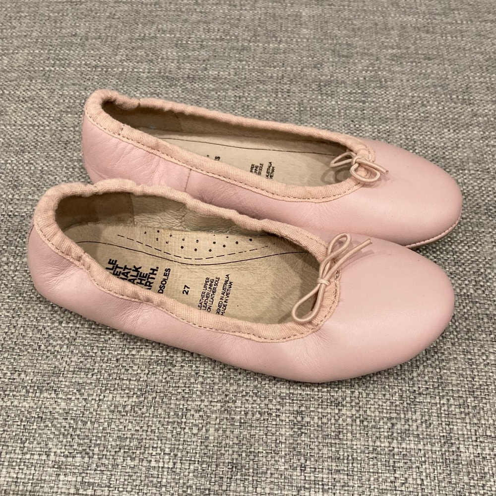 Old Soles size 27 pink ballet flats VGUC